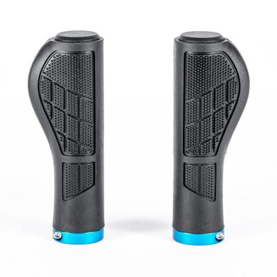 China TPR+PP Ergonomic Rubber Bicycle Handlebar Grips Locking MTB Bike Grip Bar Grips for sale