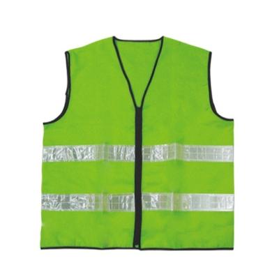 China / DEKO DKM0102 Safety Reflective Vest PVC Stripes 100gsm Reflective Polyester With Zipper Size: 60x70cm for sale