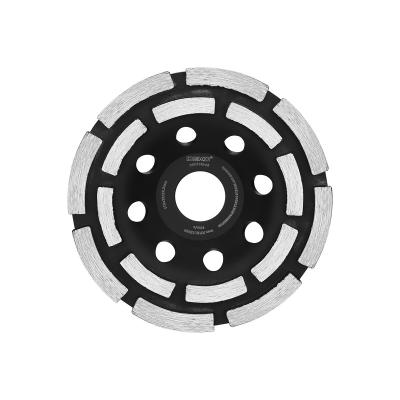 China DEKO DKH1103-03 Diamond Cup Wheels Double Row Segmented Blade Thickness 20mm Diameter 115*22.2 1pc/Paper Box Abrasive DKH1103-03 for sale