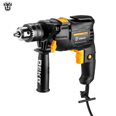 China 2 DEKO DKID13Z3 710W Electric Impact Hammer Battery Rotary Drill With 2 Power Tool Functions for sale