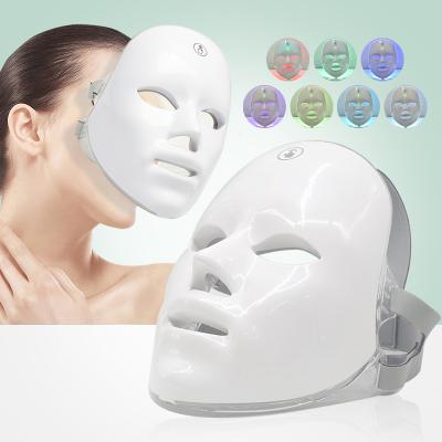 China Skin Tightening Hot Sales 7 Color Led Face Mask Custom Logo Led Light Up Face Mask Photon Skin Rejuvenation Device Led Facial Light Therapy for sale