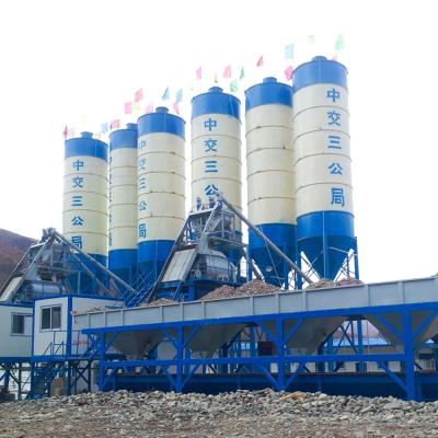 China HZS series 50m3/h hzs series 50m3/h industrial construction mini small concrete mixer plant stationary concrete batching plant for sale