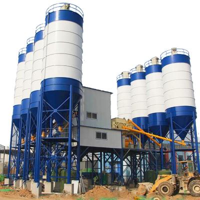 China Building Material Shops Precast Type Full Automatic Concrete Plant hzs90 Concrete Belt Conveyor Batching Plant for sale