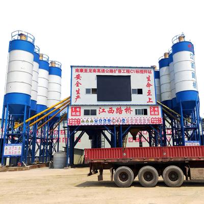 China Building Material Shops Low Cost Stationary Concrete Plant 120m3 Concrete Batching Plant For Concrete Production for sale