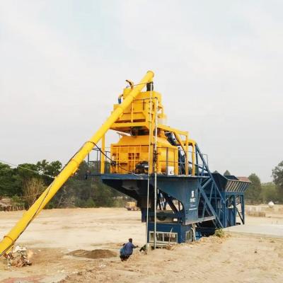 China Building Material Shops Construction Equipment Factory YHZS50 Automatic Mobile Concrete Mini Batching Price for sale