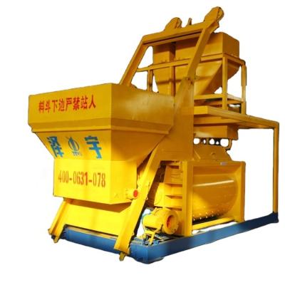 China Building material shops 1000 liter concrete machines js series continuous twin shaft concrete mixer for sale