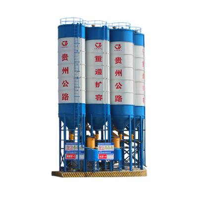 China Building Material Stores 200T Cement Silo Fly Ash Silo Container Bolted Cement Silo With Steel Legs for sale