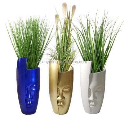 China Wholesale Cheap Home Fashion Flower Human Face Decor Modern Vase Nordic Simple Large Pot for sale