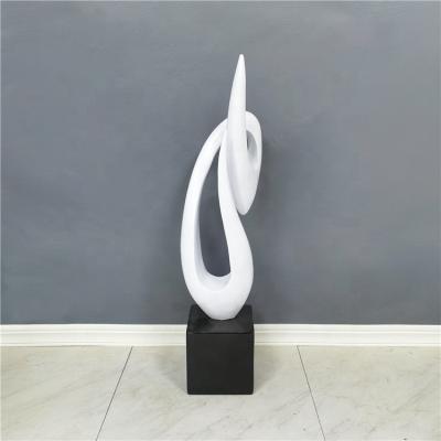 China Unique Europe Resin Design Living Room Table Decoration In Accessories Indoor White Nordic Home Decor Ornaments Sculpture Art for sale