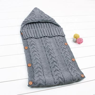 China Mimixiong Antibacterial Custom Knit Baby Sleeping Bag Unisex Wholesale Cheap Sleeping Bag for sale