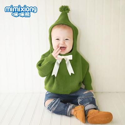 China Anti-pilling 2020 Children Clothing Baby Clothes Baby Boys Winter Knit Plain Long Sleeve Sweater Hoodies for sale