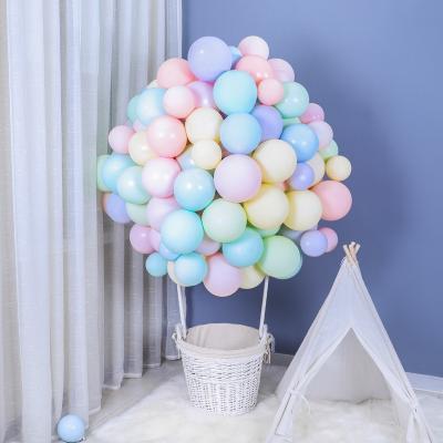 China Perfect Party Suppies 5inch Macaron Color Round Shape Latex Balloons For DIY Chains Party Decorations for sale