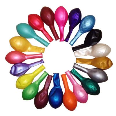 China 12inch 3.2g High Quality Pearlized Metallic Color Festival Glossy Latex Balloons Party Decoration For Party Decorations for sale