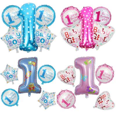 China Toys/Gift/Decoration Coffeti High Quality Hot Selling Balloon Set It's A Boy It's A Girl Balloons Set For Baby Shower Party Decorations for sale