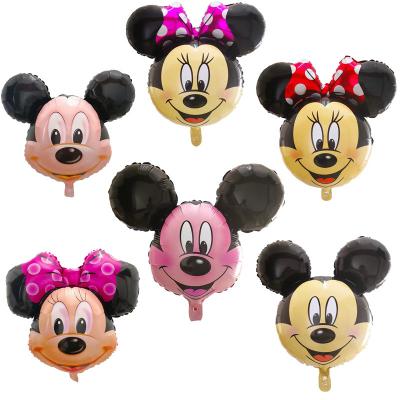 China Helium Suported High Quality Hot Selling Micky Minnie Head Floating Balloons for sale