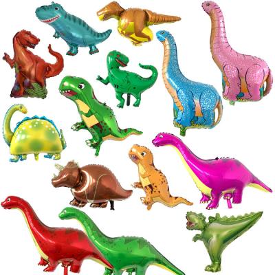 China Dinosaurs Helium Foil Balloon New Arrival Cartoon Dinosaurs Helium Foil Balloon Shaped Foil Balloon For Kids Party Decorations for sale