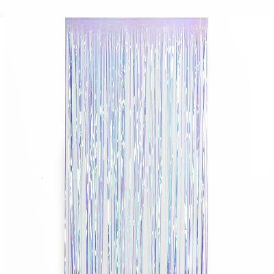 China Decoration factory direct sales 1*2M good quality rainbow fringe curtains for event party supplies for sale