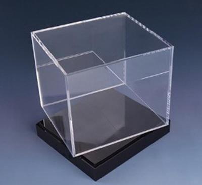 China High Quality Acrylic Display Box Lid For Display Boxed Organic Glass Cubes For Dice Jar for sale