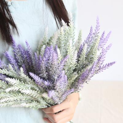 China Wedding/Wholesale 5 Branches Home /Party Decoration Lavender Flower Artificial Wedding Plants Artificial Fake Wall Flower For Home Decor for sale