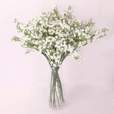 China High Quality Natural Gypsophila Babysbreath Weeding 3 Forks Home Wedding Party Decoration Preserved Baby's Breath Flowers for sale