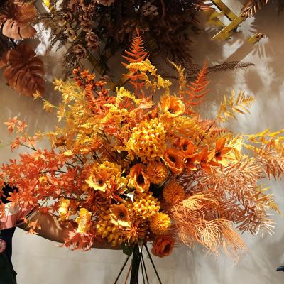 China Orange Flowers Durable Popular Wedding Flower Supplier Flower Wedding Decoration for sale