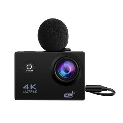 China About 16MP Hot Selling Ultra Waterproof Remote Control 4k Action Camera With External MIC for sale