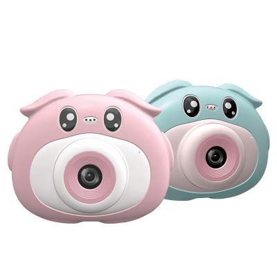 China 2.0 Inch Mini Camera Kids Toy Camera Kids Video Camera Cute Double Motion JPEG Pig Lens For Children for sale