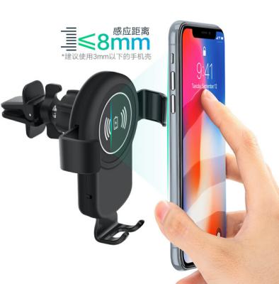 China 10W/7.5W/5W Wireless Mobile Phone Charger Car Holder For Mobile Phone Charging On Car for sale