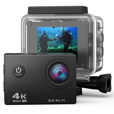 China 2019 Ausek wifi waterproof helmet camera 4k@30fps full 1080P 60FPS xdv action cam ultra private hd 2