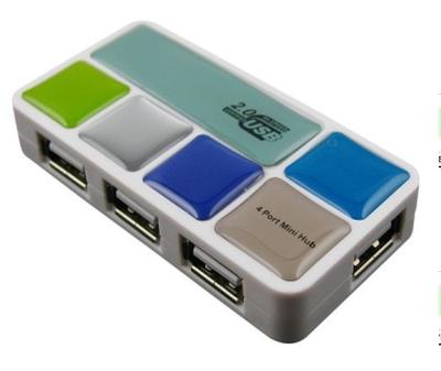 China USB 2.0 USB HUB with resin logos for sale