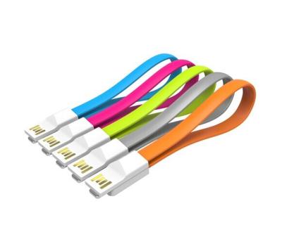 China Colorful data cable for Iphone5 with magnet for sale