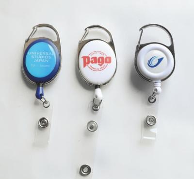 China retractable reel id badge holder for sale