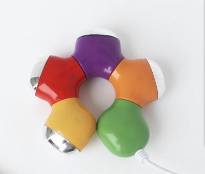 China 4 port USB HUB flower shaped for sale