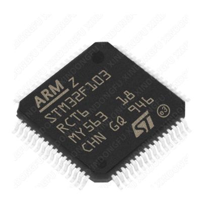 China 32-bit chip QFP - 64 micro spot STM32F103RCT6 standard original patch MCU import controller for sale