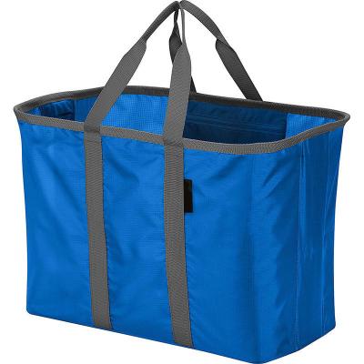 China Amazon Best Selling Large Capacity Oxford Folding Reusable Shopping Bag Foldable for sale