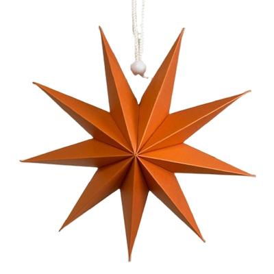 China Europe 30cm Nine-pointed Star Ornaments Christmas Party Wedding Birthday Festival Decoration for sale