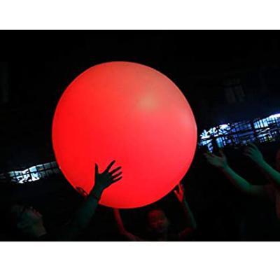 China Oxford/PVC Tarpaulin 100cm PVC Zygote Ball LED Party Inflatable Interactive Crowd Ball For Concert Decoration for sale