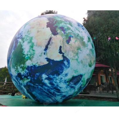 China Festival Outdoor Event Decoration Inflatable Oxford/PVC Tarpaulin Music Decoration Balloon Moon Planet for sale