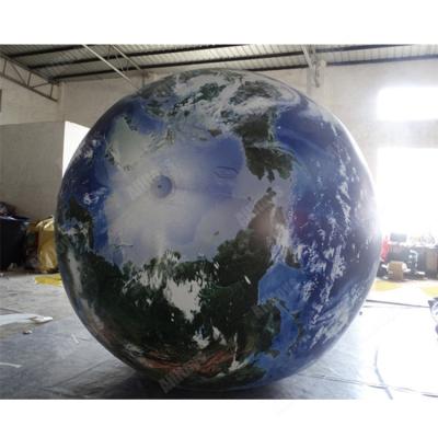 China Oxford/PVC Tarpaulin Color Changing Huge Inflatable Helium Balloon, Lighting Inflatable Floating Advertising Balloon for sale