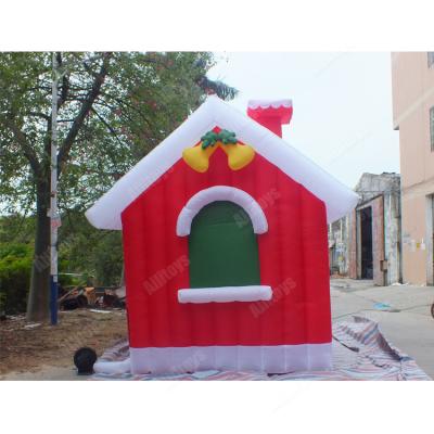 China Oxford Advertising Inflatable Christmas Bar Tent House For Decorations for sale