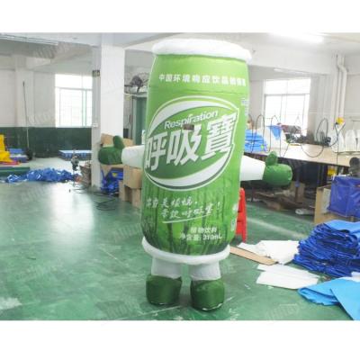 China Oxford Bottle Inflatable Costume Advertising Inflatable Walking Suits For Sale for sale