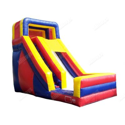 China custom pvc tarpaulin 0.55mmpvc commercial grade inflatable dry slide for sale