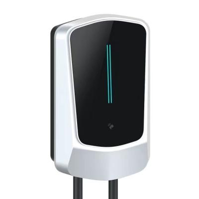 China Wall-mounted Home EV charger With Led Screen  7KW EV  Charging Station 32A Type 2 EV Charger Manufacturer GB OO32A-G21 for sale