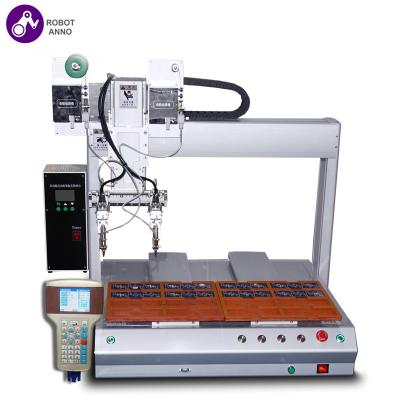 China HOT Anno Double Head And Double Station Automatic Soldering Robot Machine for sale