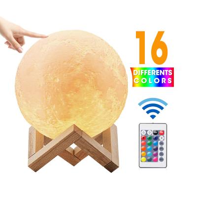 China Hot Sale Multicolor Himalayan Salt Lamps Led Light Source And Room Usage Moon Lamp en venta