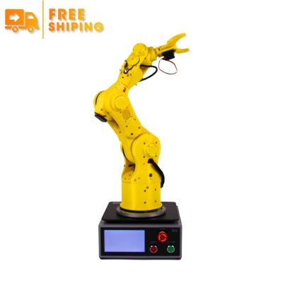 China China 6 Dof Manipulator Clamp Claw Aluminum Alloy Educational Robotic Arm Price for sale