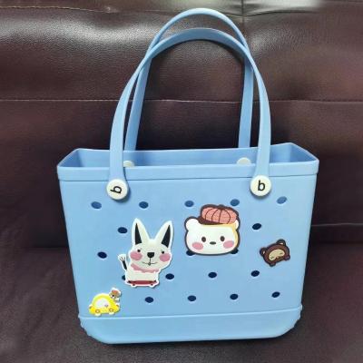 China Fashion Costom Factory Customized EVA Beach Bag Durable Fashion Summer Beach Bags Waterproof EVA Large Beach Tote Bag for sale