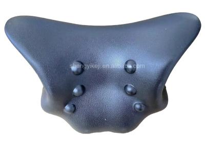 China Cervical PU Foam Neck Shoulder Stretcher Relaxer Traction Massage Pillow for Pain Relief Cervical Spine Massager for sale