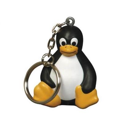 China Lovely Penguin Foam Decompression Penguin Shape Key Chain Key Chain Factory Support Promotion Gift Key Chain Custom Stress Ball for sale