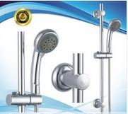 China Sliding bar shower head holder shower set rainfall ;shower set faucet ;shower set jets wall rain for sale